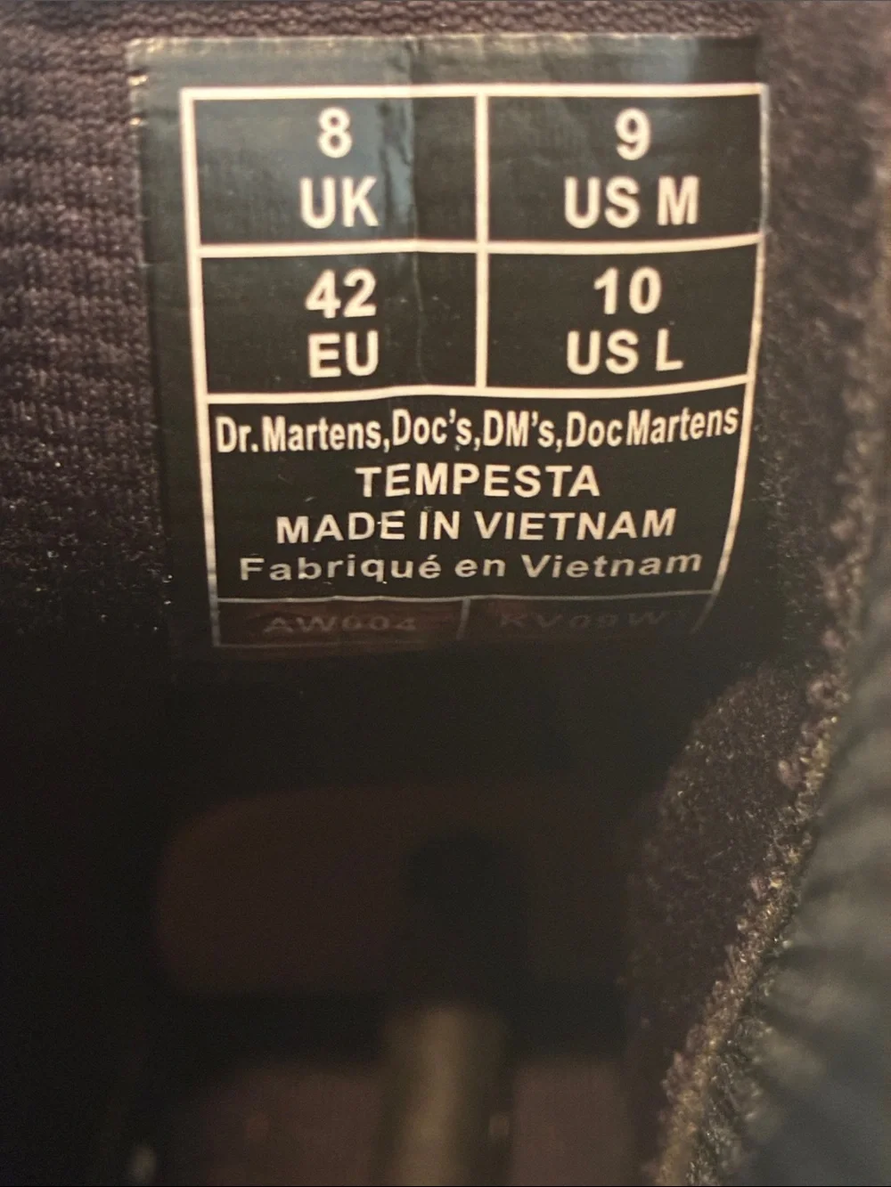 Dr. Martens tempesta men